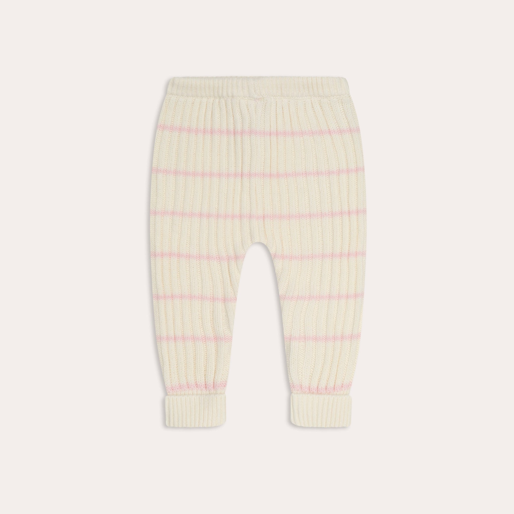 illoura knit joey pants | pink stripe