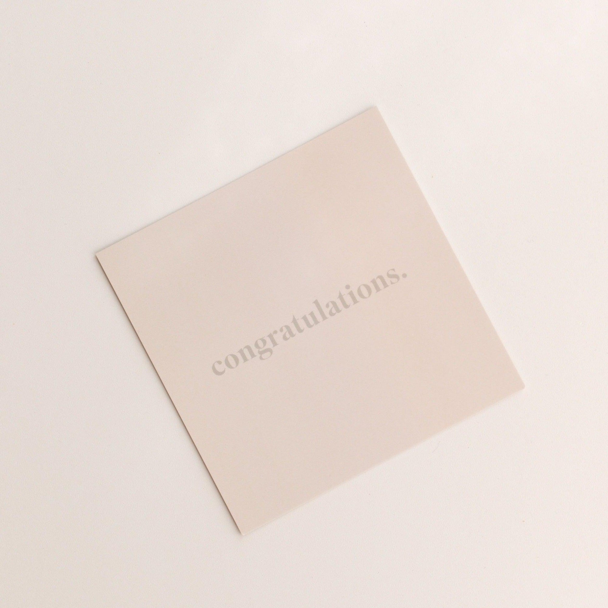 congratulations | gift card