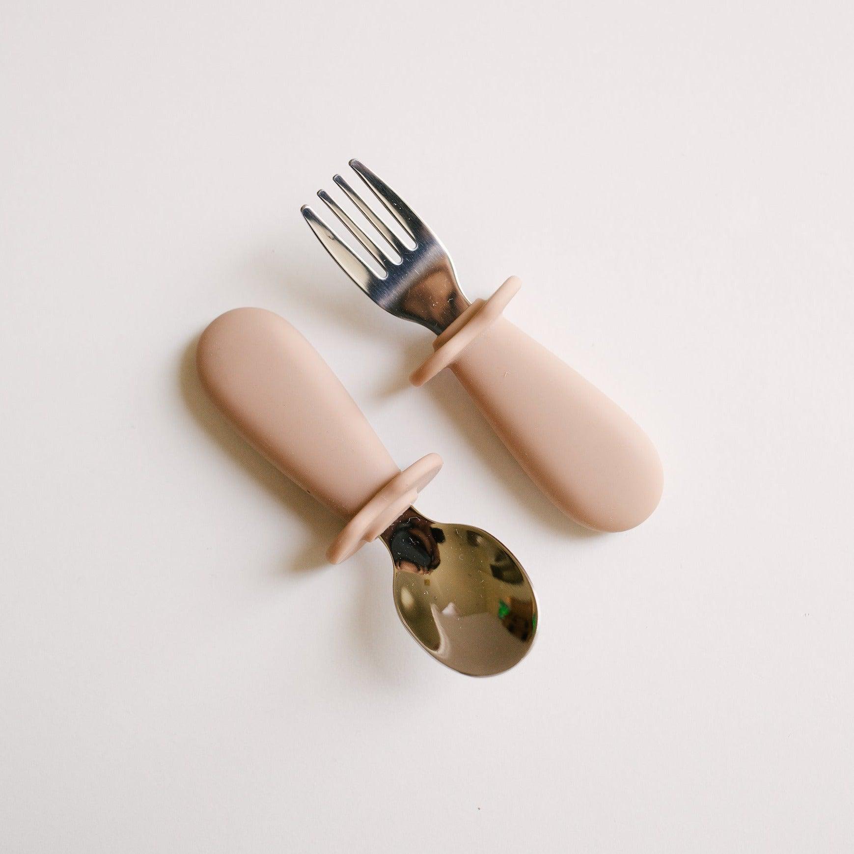 Keywords: Rommer toddler cutlery set | nude, mealtime