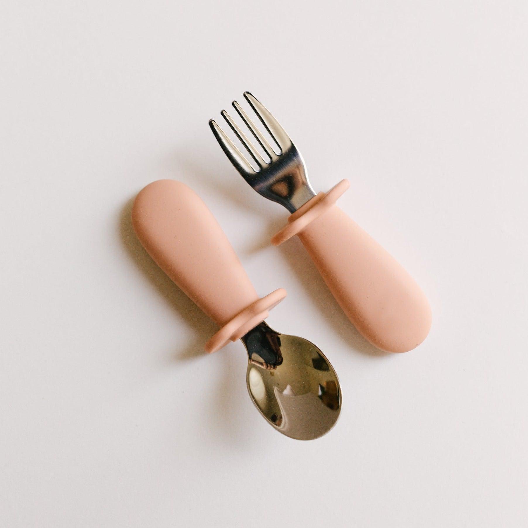 toddler cutlery set | melon