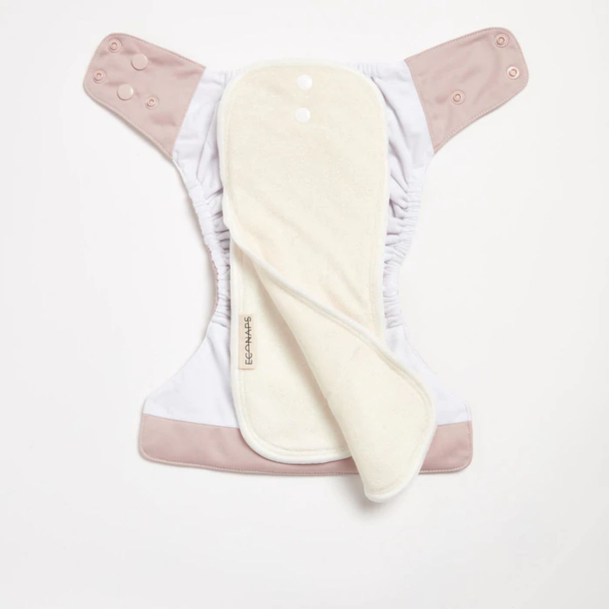 EcoNaps new and improved 2.0 nappy is the first plastic neutral reusable nappy, certified by Plastic Bank. Made from rPET recycled polyester and ultra-absorbent bamboo, EcoNaps are the perfect, easy-to-use cloth nappy solution that is gentle on your baby, and gentle on the planet.