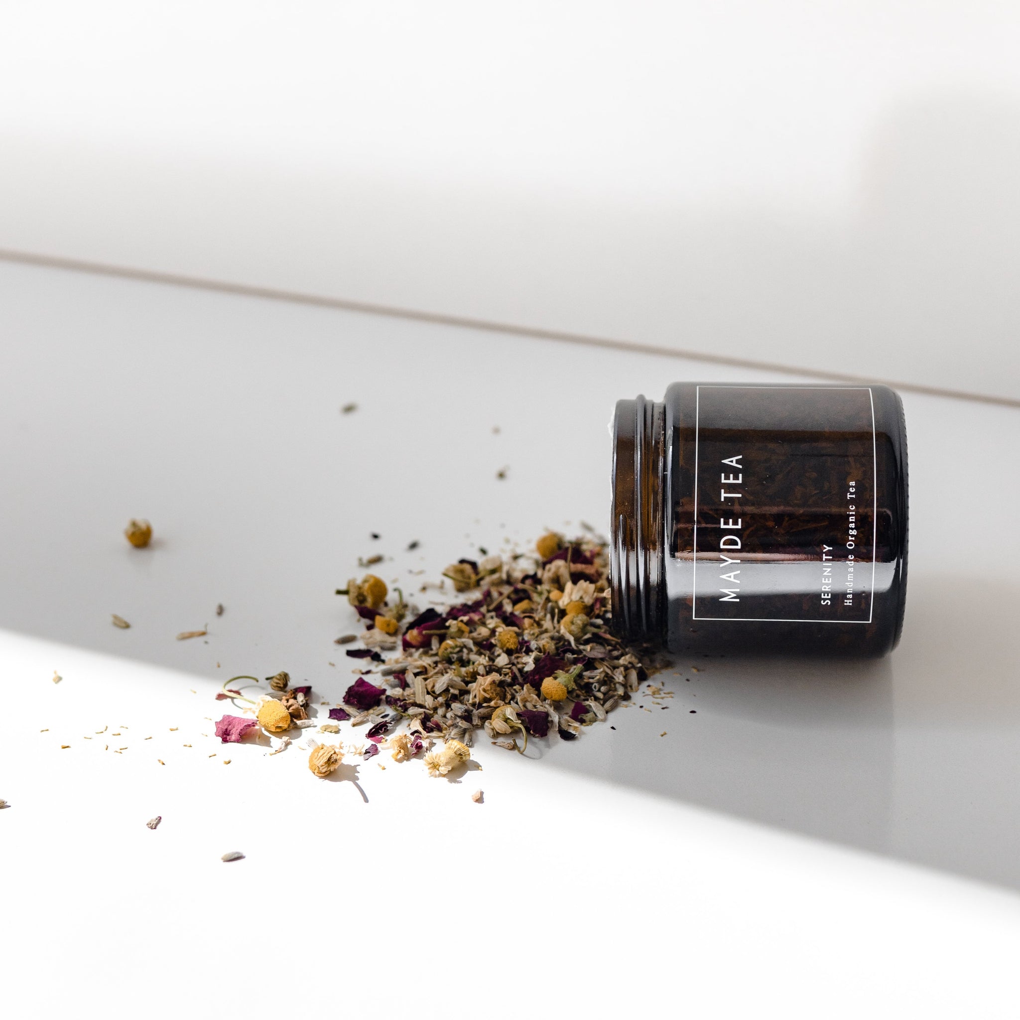  A floral blend of calming herbs, Serenity is both nourishing and warming. Soothing lavender combines with rose, passionflower and chamomile to support the nervous and digestive systems, making this a perfect pre-slumber elixir for a restful night’s sleep.
