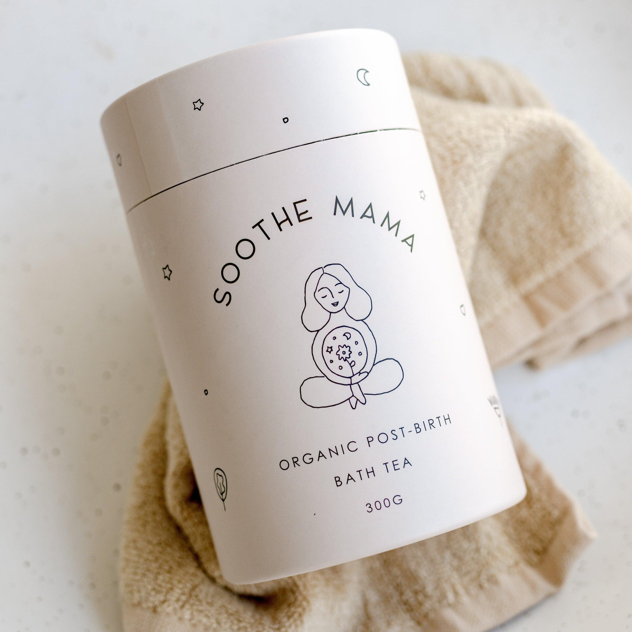 Seasons of Mama Soothe Mama Organic Post-Birth Bath Tea.